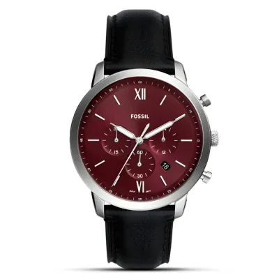 Fossil Neutra Chronograph Black LiteHide™ Leather Watch